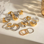 2# Stainless Steel Flower Ring