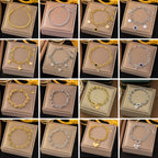 Wheat Ear Pullout Bracelet Gold Titanium Steel Wheat Ear Pull-out Bracelet