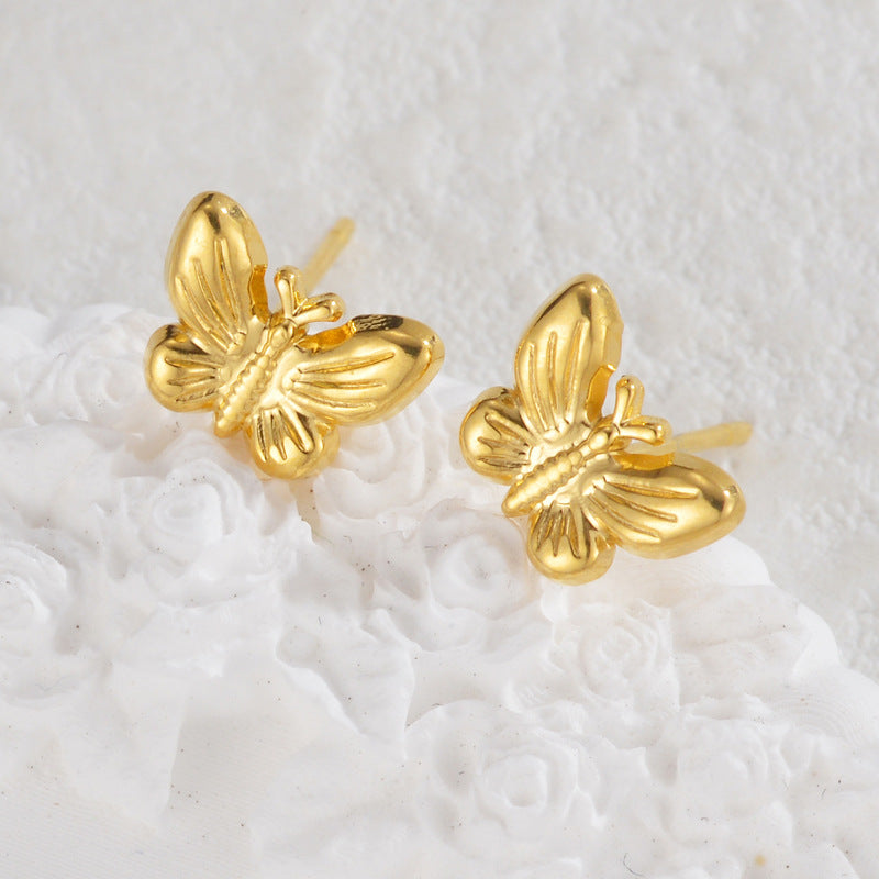 Butterfly Stainless Steel Butterfly Earrings