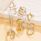 Gold 4# Stainless Steel Line Ring