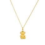 Steel Necklace Titanium Steel Bear Necklace