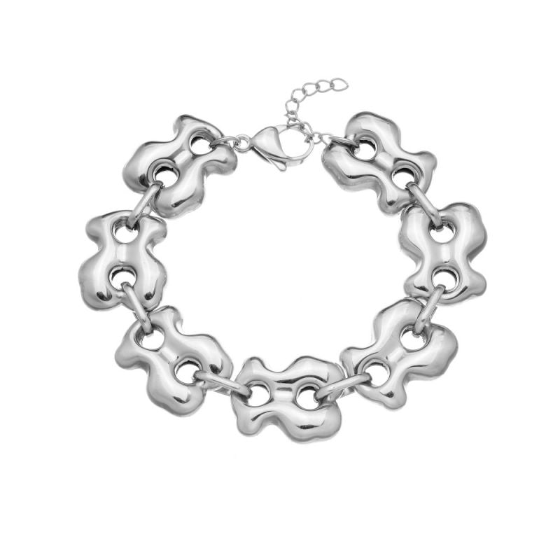 Gold Bracelet Titanium Steel Bear Bracelet