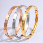 Rose Gold Cross Bracelet Titanium Steel Cross Bracelet