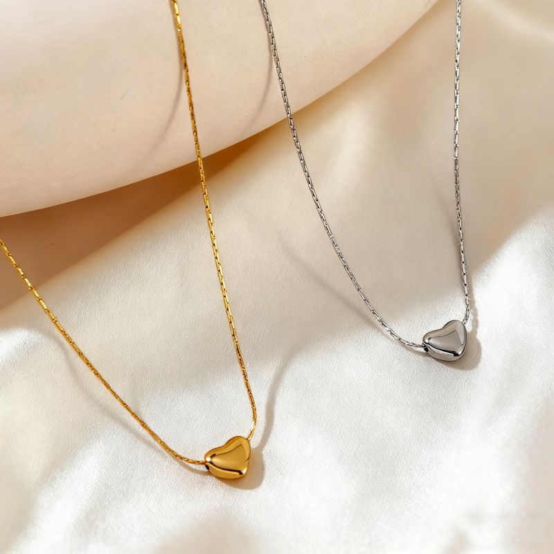 Heart Necklace Stainless Steel Heart Necklace