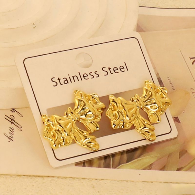 Gold Style 49 Stainless Steel Irregular Earrings