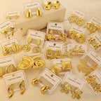 Gold Style 49 Stainless Steel Irregular Earrings