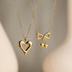 Love Stainless Steel Heart Necklace
