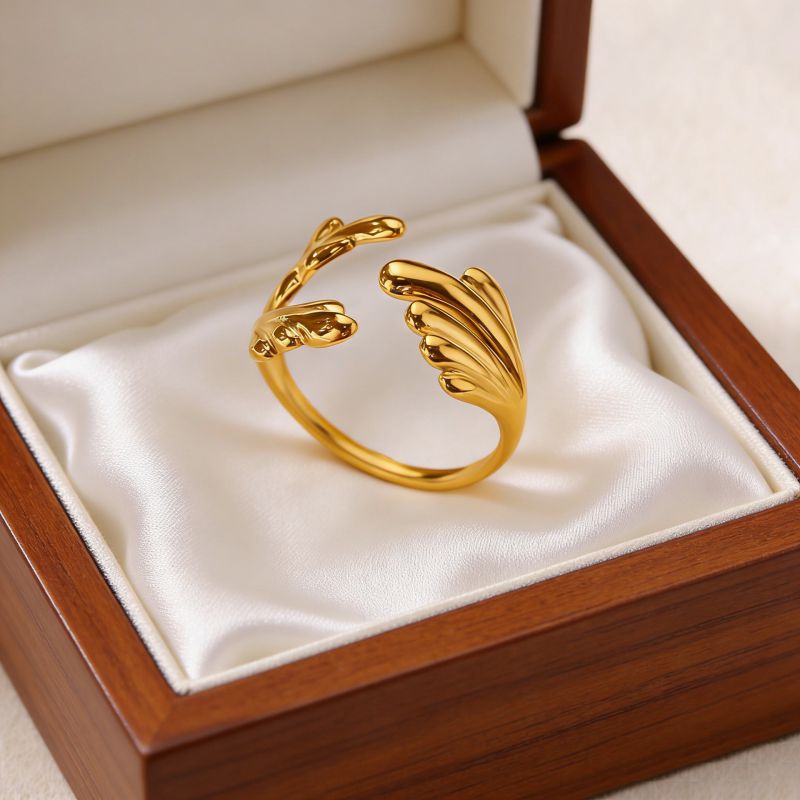 Ring #2 304 Stainless Steel Irregular Ring