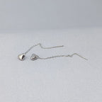 Heart-shaped Steel Earrings Titanium Steel Heart-shaped Earrings