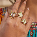 Ring #2 Stainless Steel Sun Ring