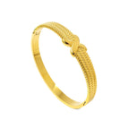 Gold Earrings Snake Pattern Bangle Earrings Set Stainless Steel Gold Plated