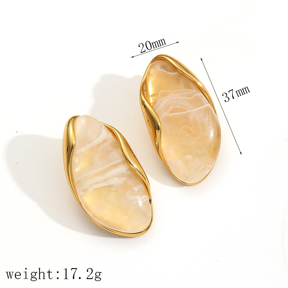 Ring Br Stainless Steel Irregular Ring