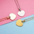 Fashion Gold (mp047) Titanium Steel Love Necklace