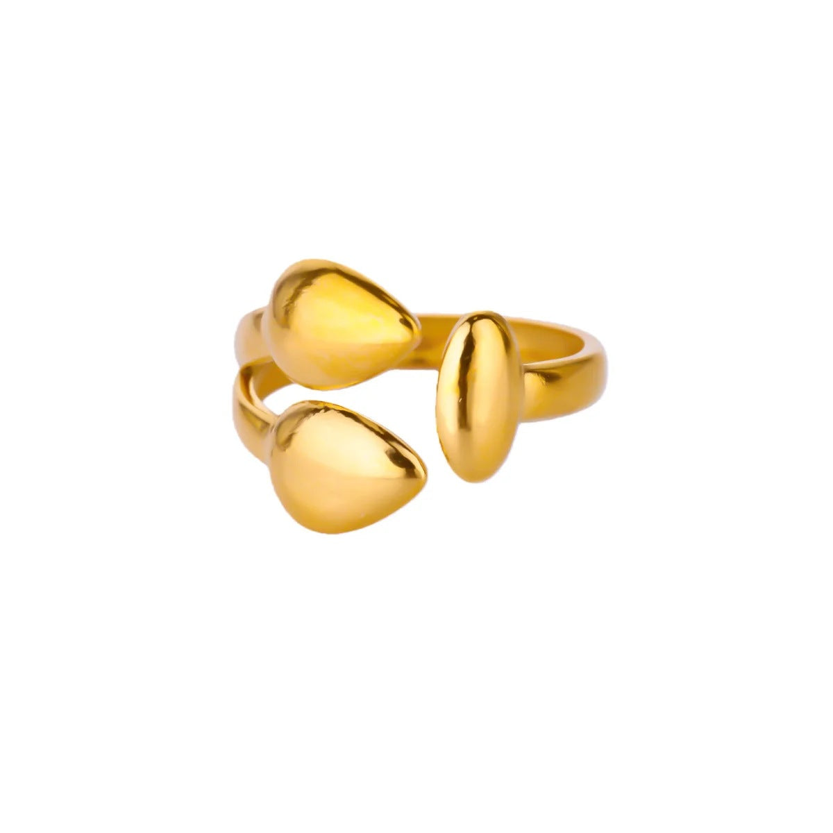 Ring #5 304 Stainless Steel Irregular Ring