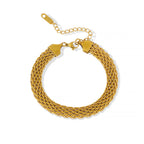 Bracelet 13# Stainless Steel Geometric Chain Bracelet
