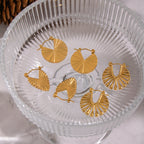 Earring #6 18k Gold Retro Geometric Stainless Steel Earrings