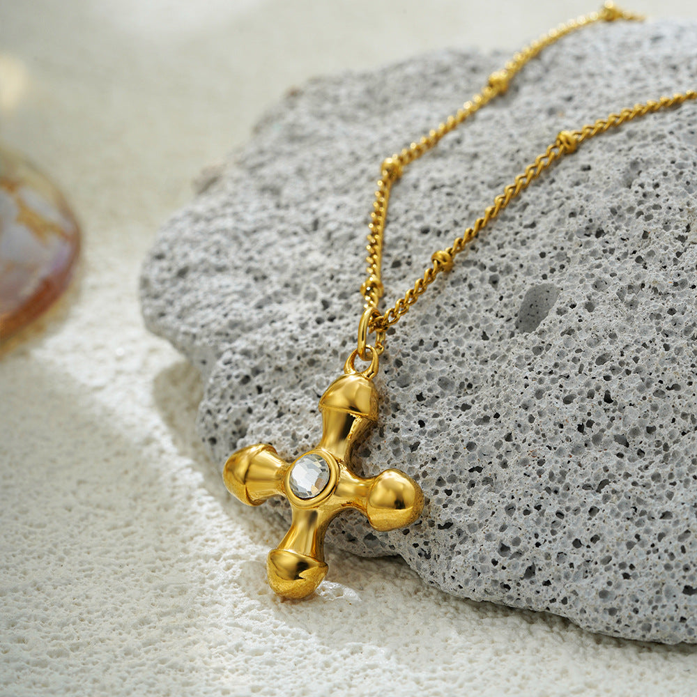 Stainless Steel Cross Large Stainless Steel Cross Necklace