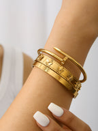 Lucky Flower Bracelet Stainless Steel Lucky Flower Bracelet