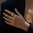 Cat Stainless Steel Cat Ring