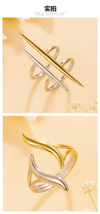 Gold 4# Stainless Steel Line Ring