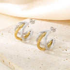 Earrings 15# Stainless Steel Heart Earrings