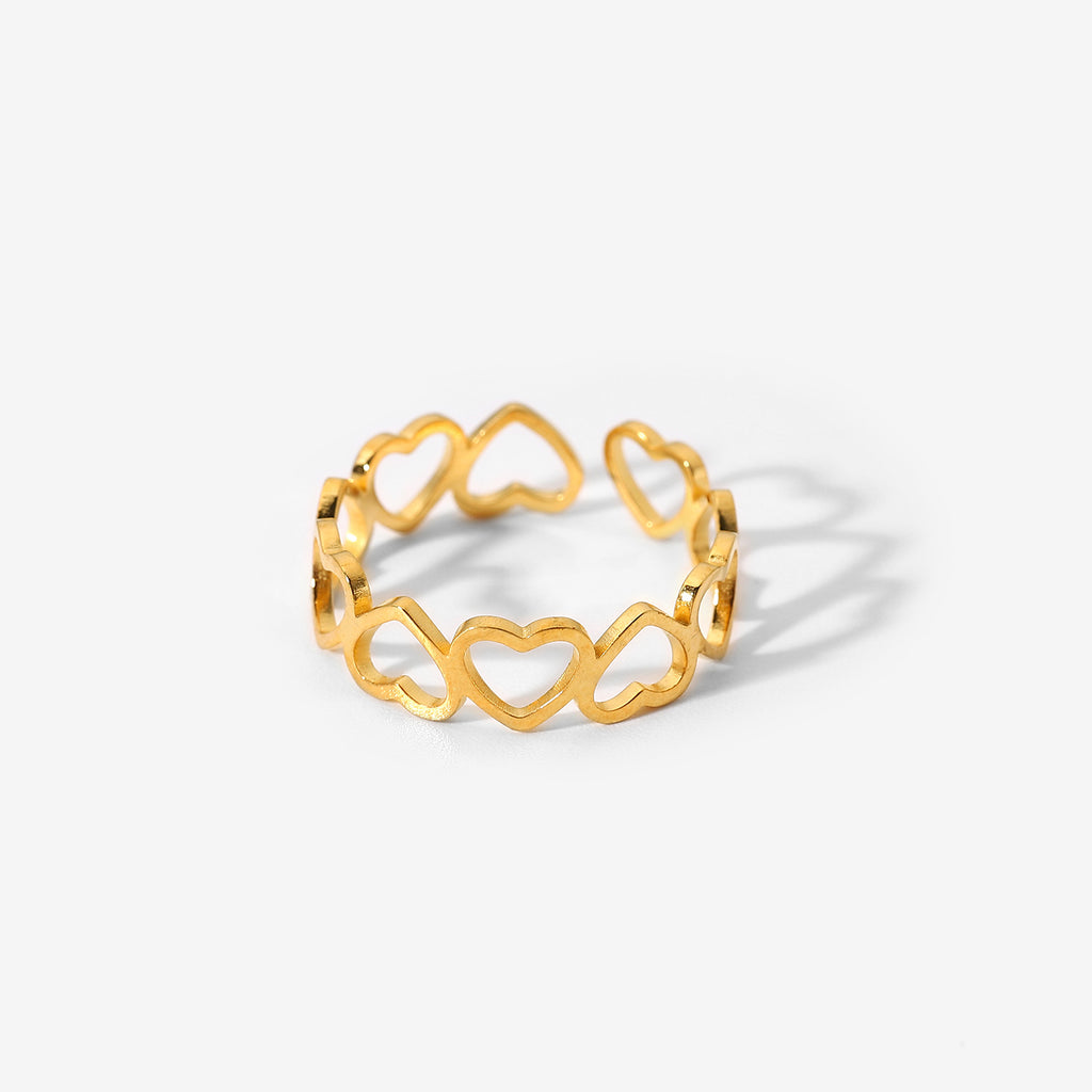 Ring #5 Stainless Steel Heart Ring