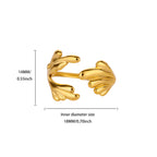 Ring #5 304 Stainless Steel Irregular Ring