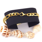 Gold Stainless Steel Chain Bracelet