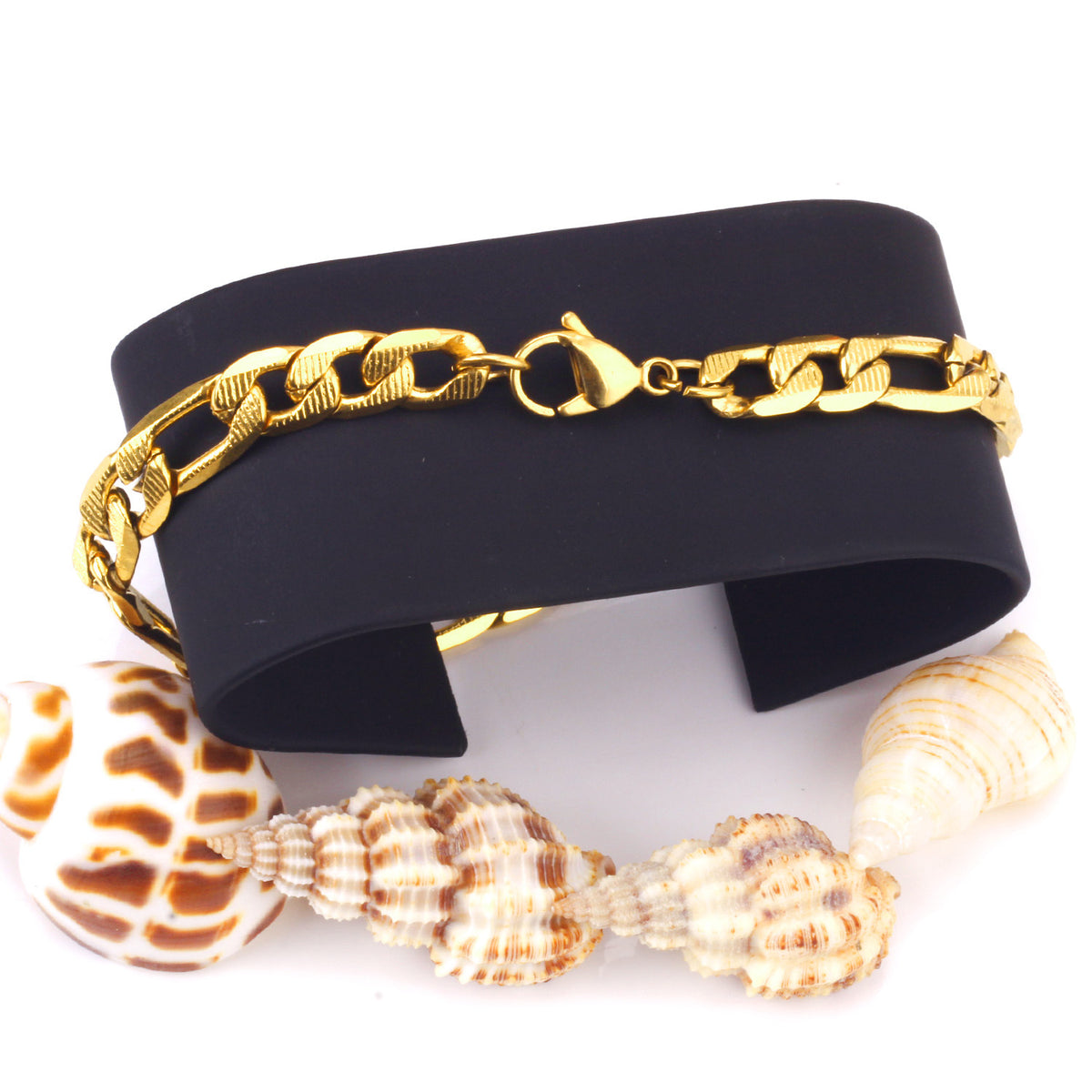 Gold Stainless Steel Chain Bracelet