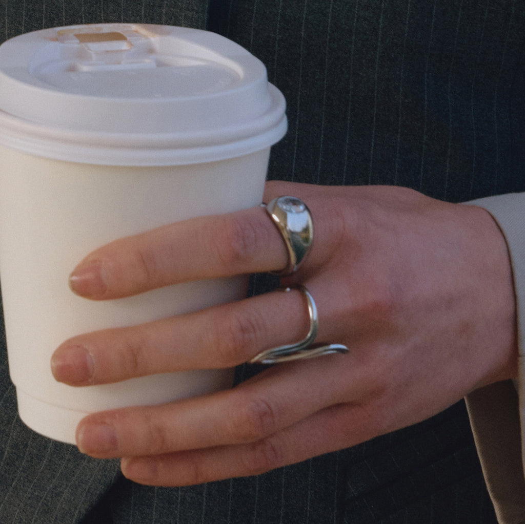 Ring #3 Stainless Steel Irregular Round Ring