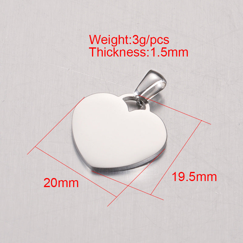 Fashion Gold (mp047) Titanium Steel Love Necklace