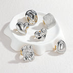Ring 5# Stainless Steel Heart Ring