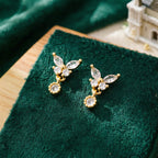 Gold 18k Gold Butterfly Pendant Screw Piercing