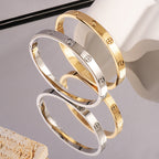 Gold Cross Bracelet Titanium Steel Cross Bracelet