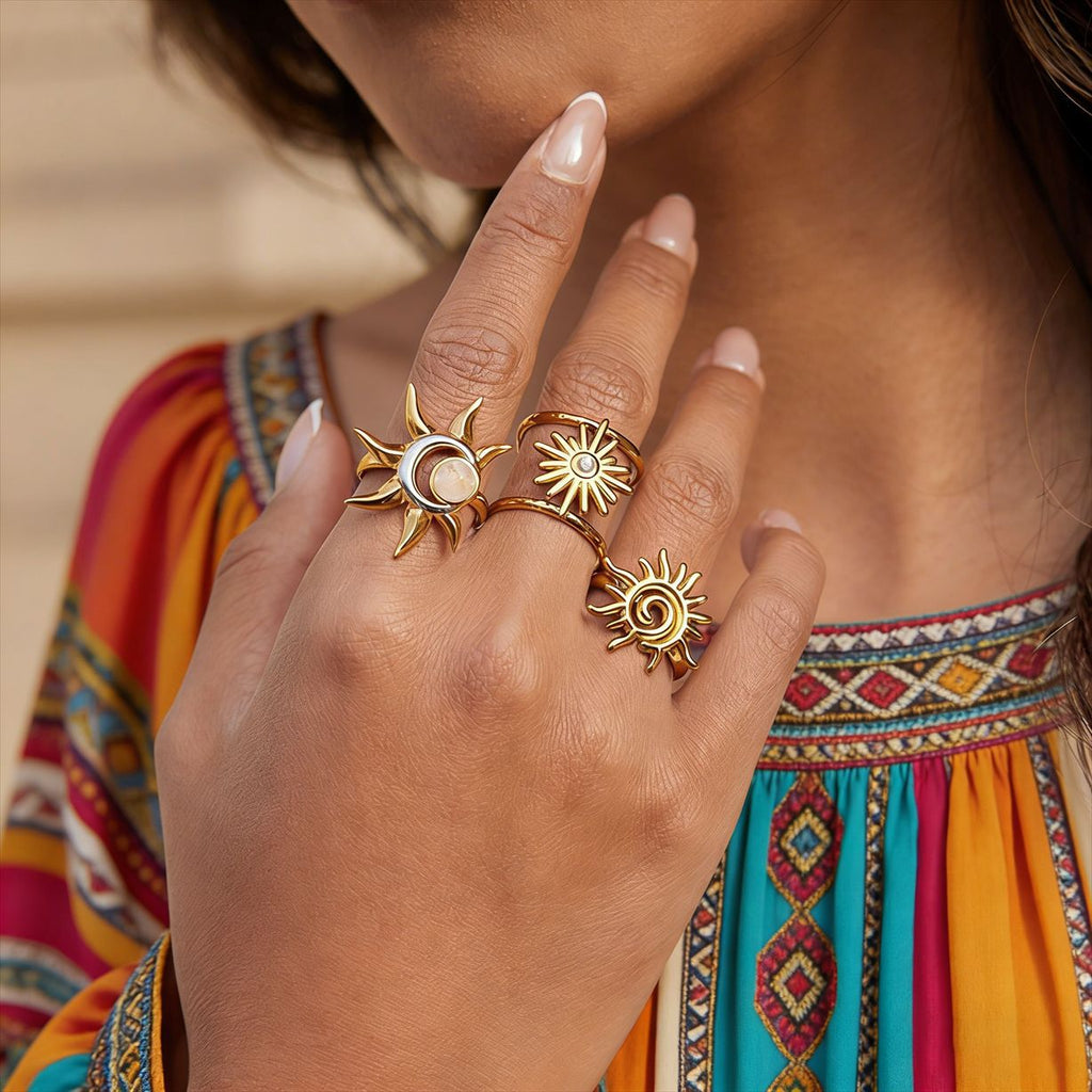 Ring #1 Stainless Steel Sun Ring