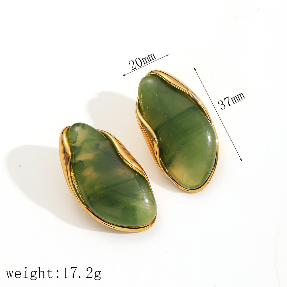 Ring Wt Stainless Steel Irregular Ring
