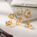 Ring #6 Luxury Premium Zircon Titanium Steel Ring