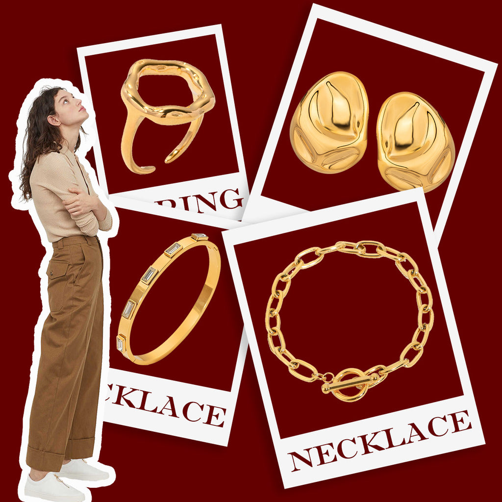 Earrings Stainless Steel Irregular Earrings