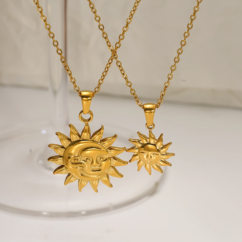 Necklace 2 Metal Sun Necklace