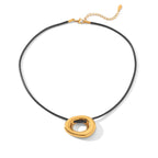 Gold Hollow Design Tarnish Free Steel Necklace