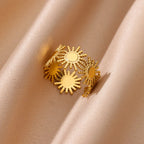 Ring 3# Stainless Steel Irregular Ring