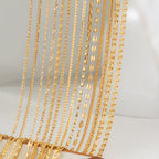 13# Stainless Steel Geometric Chain Necklace