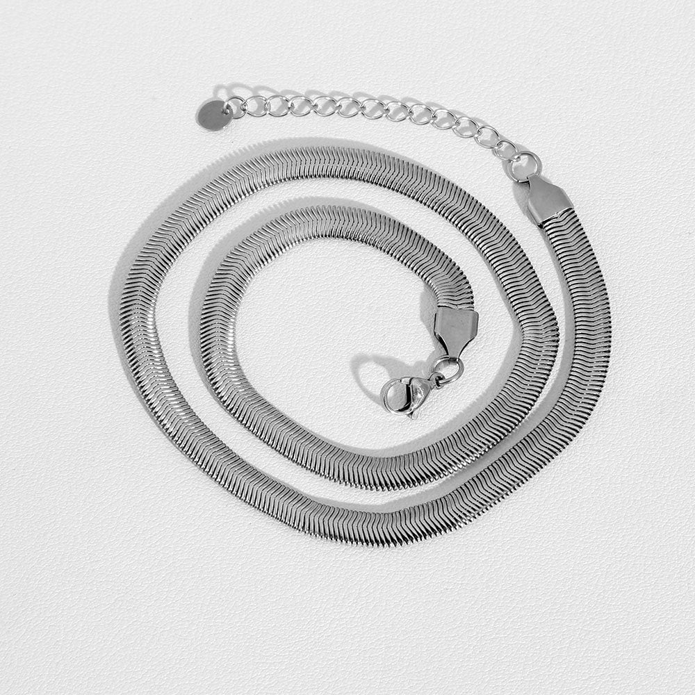 Gold Stainless Steel Chain Necklace