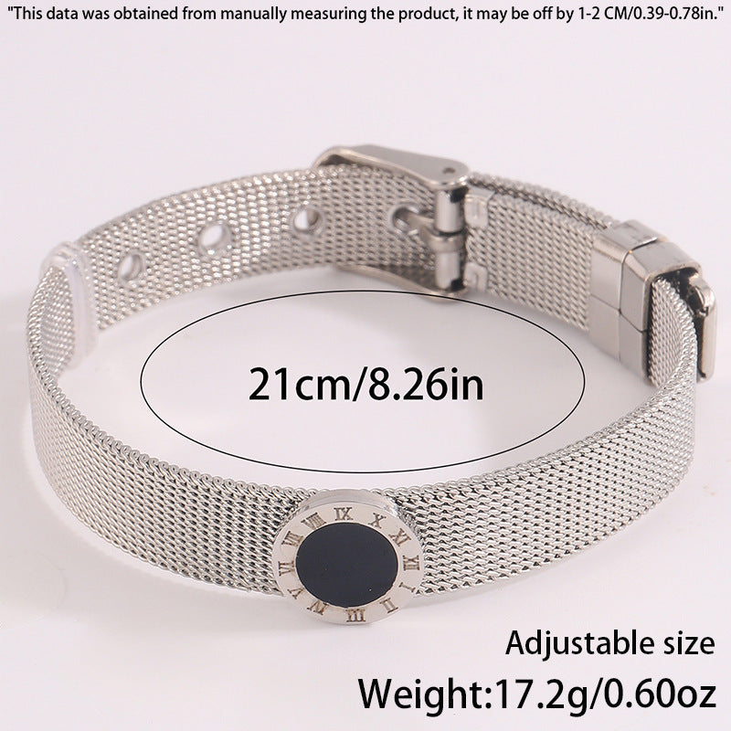 Gold Roman Shell Strap Stainless Steel Watch Straps And Bracelets