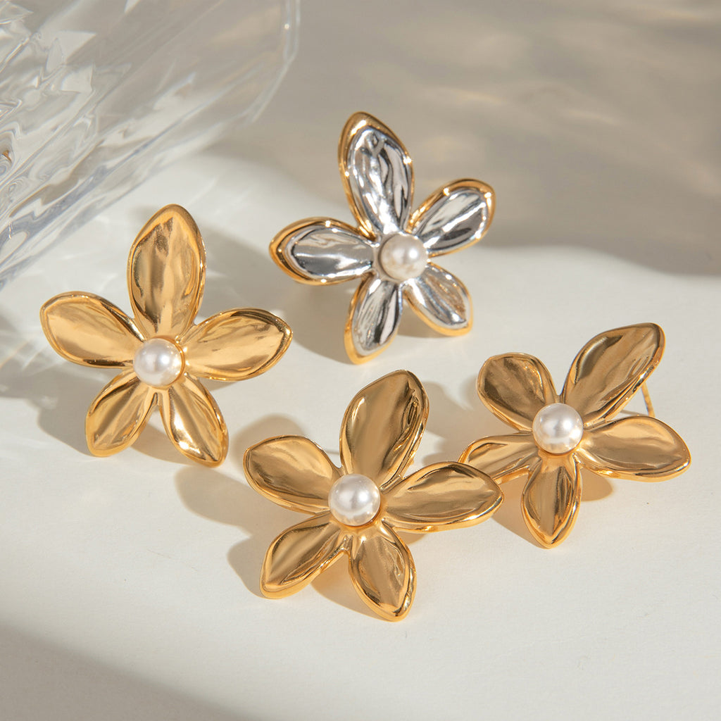 2# Stainless Steel Flower Ring