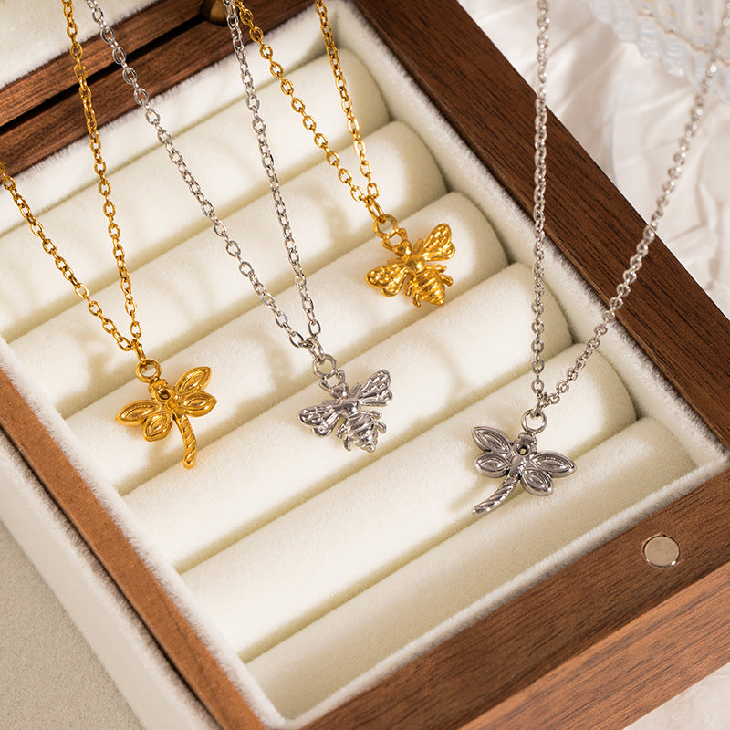 Butterfly Stainless Steel Butterfly Necklace