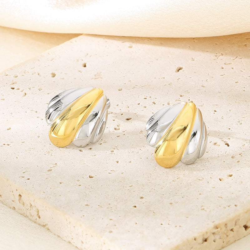 Earrings 17# Stainless Steel Heart Earrings
