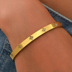 Bracelet 34# Titanium Steel Round Bracelet
