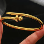 Bracelet 3# Stainless Steel Petal Bracelet