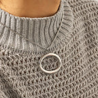 Necklace #3 Stainless Steel Openwork Oval Necklace